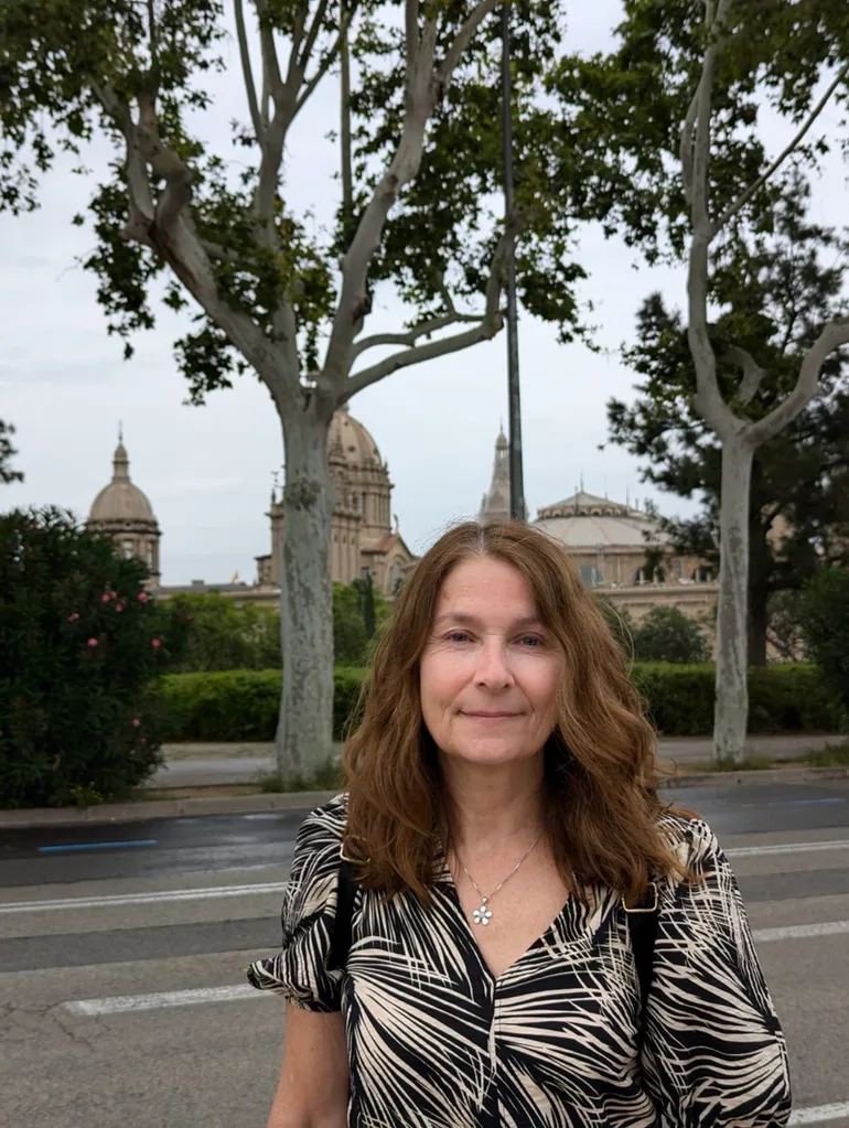 A recent photo of Debbie Patient outside