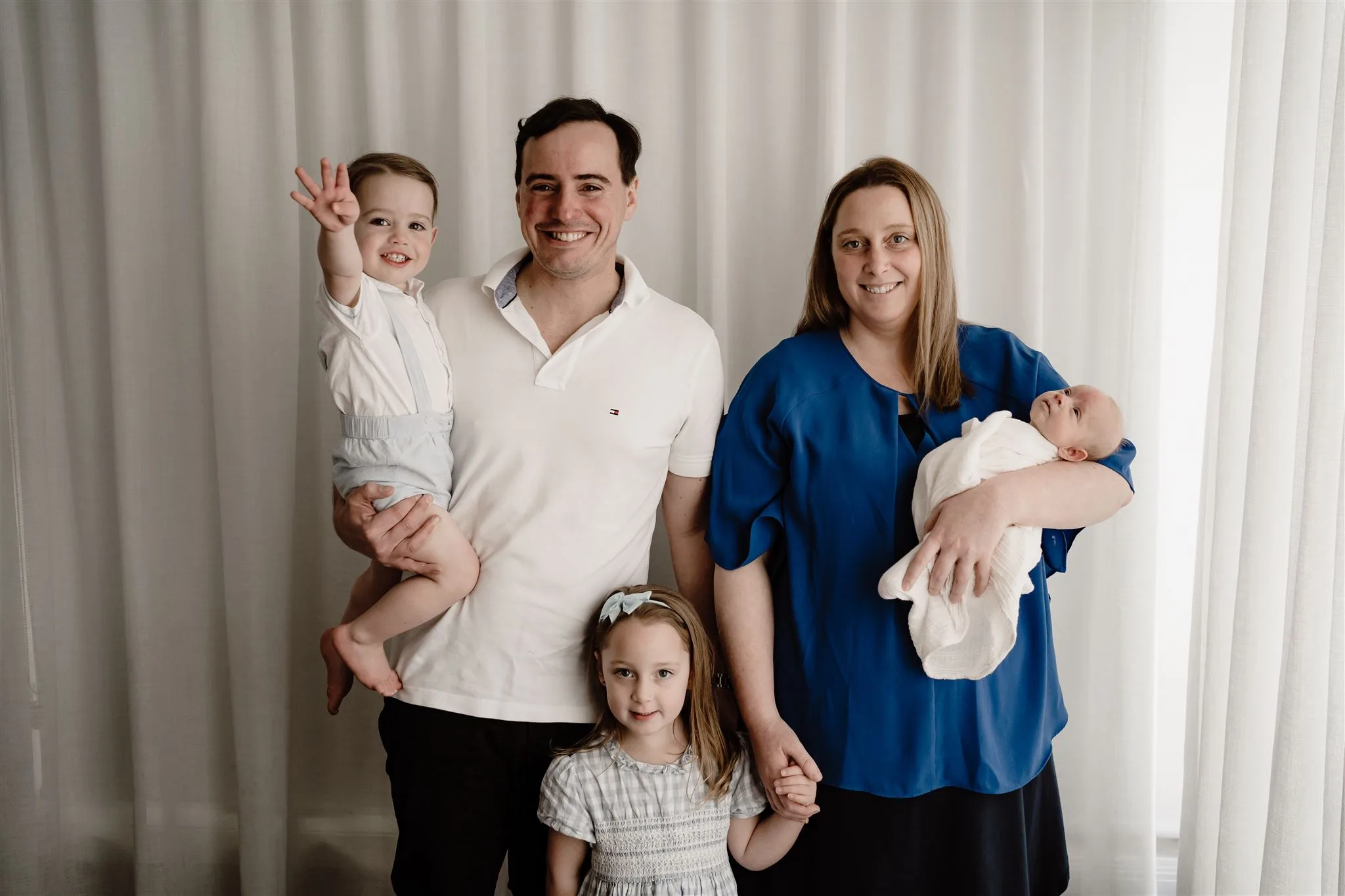 Image of mum, dad and three children