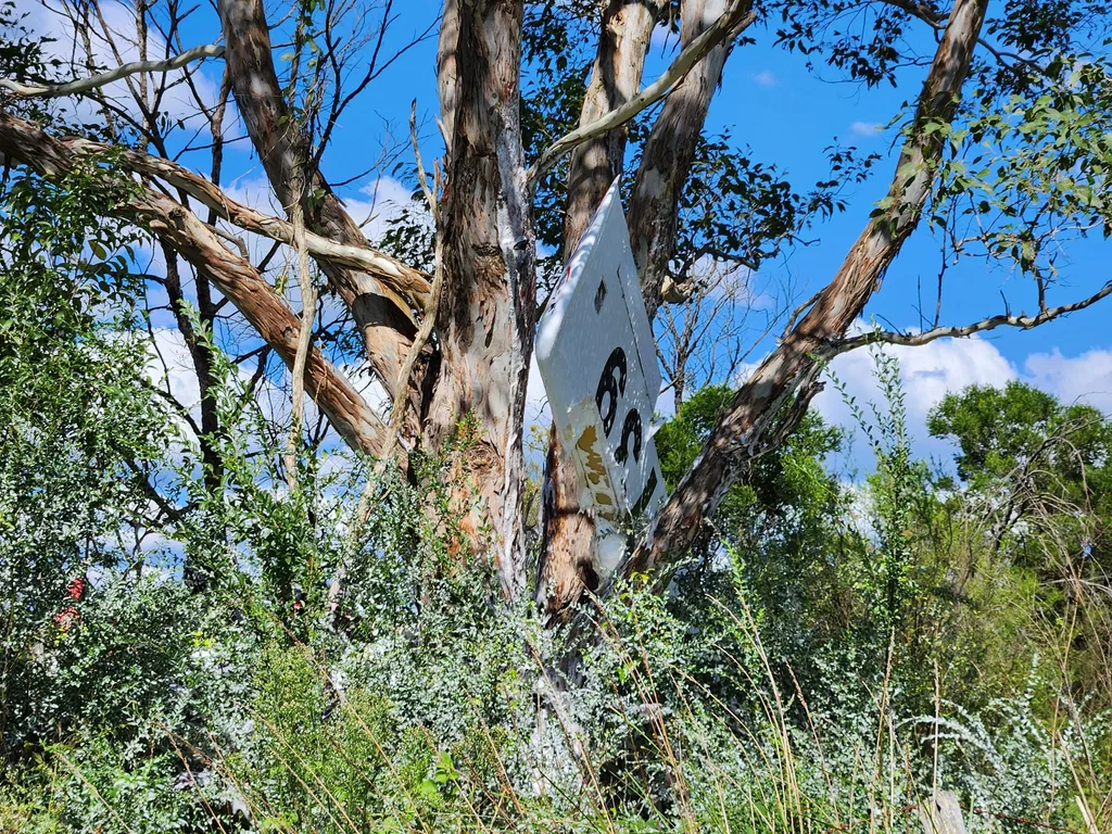 Image of plane crash wreckage