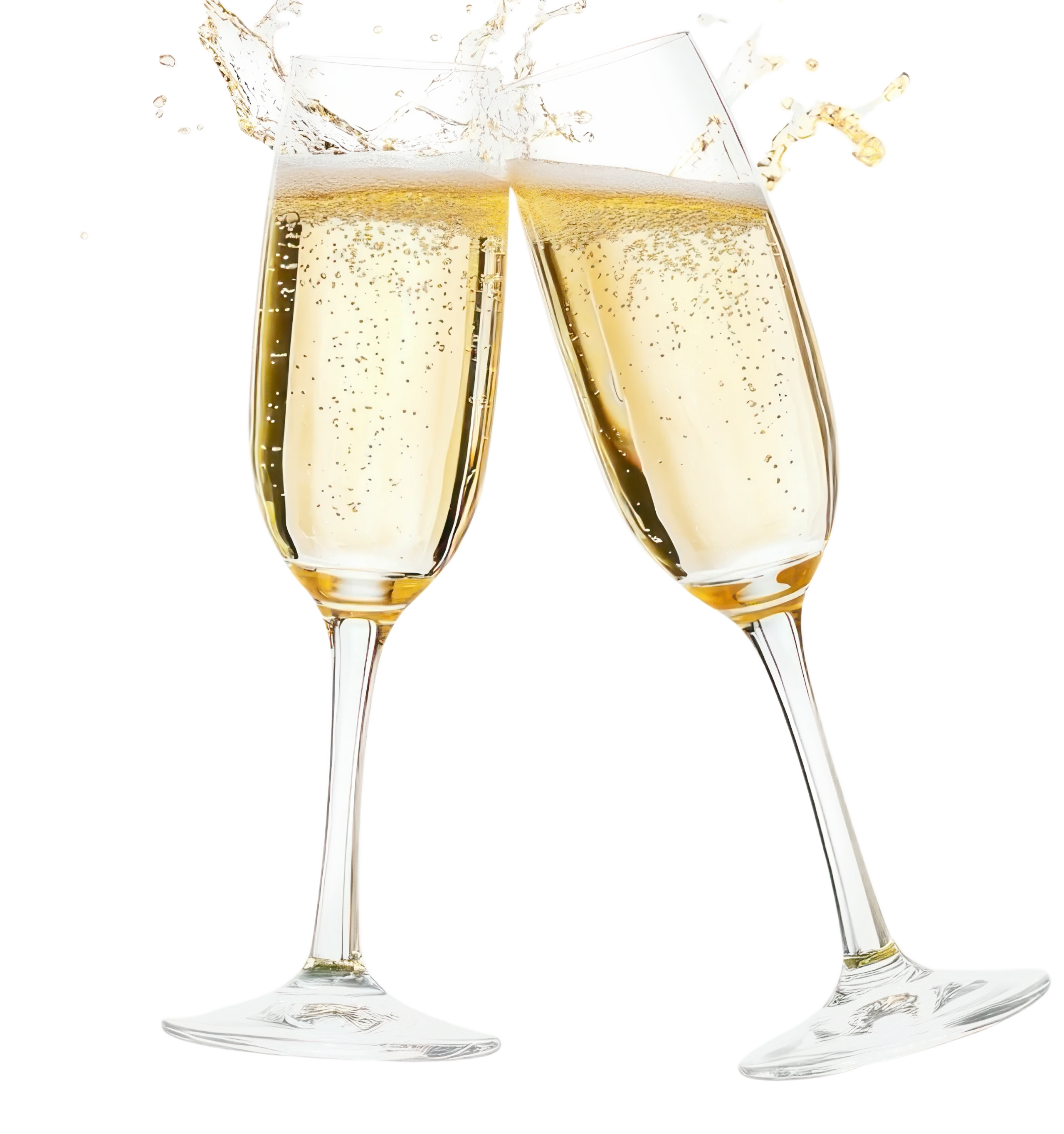 Two glasses of champagne