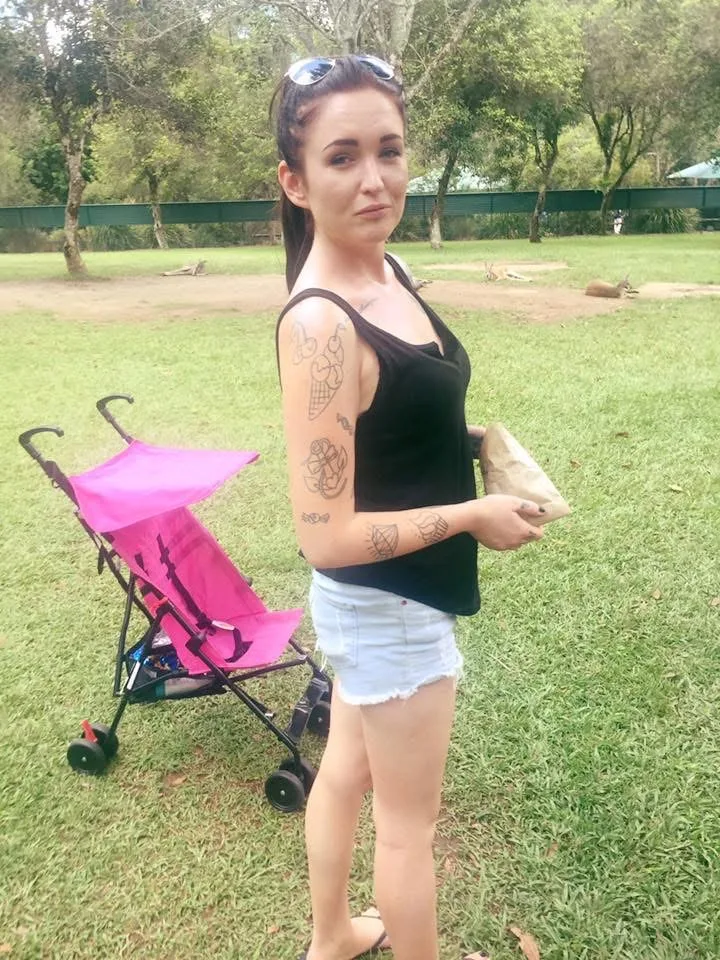 Image of woman during methamphetamine addiction