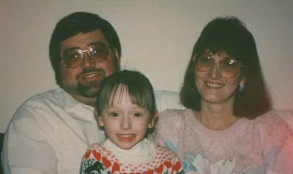 Don and Frieda with baby Heather Robinson