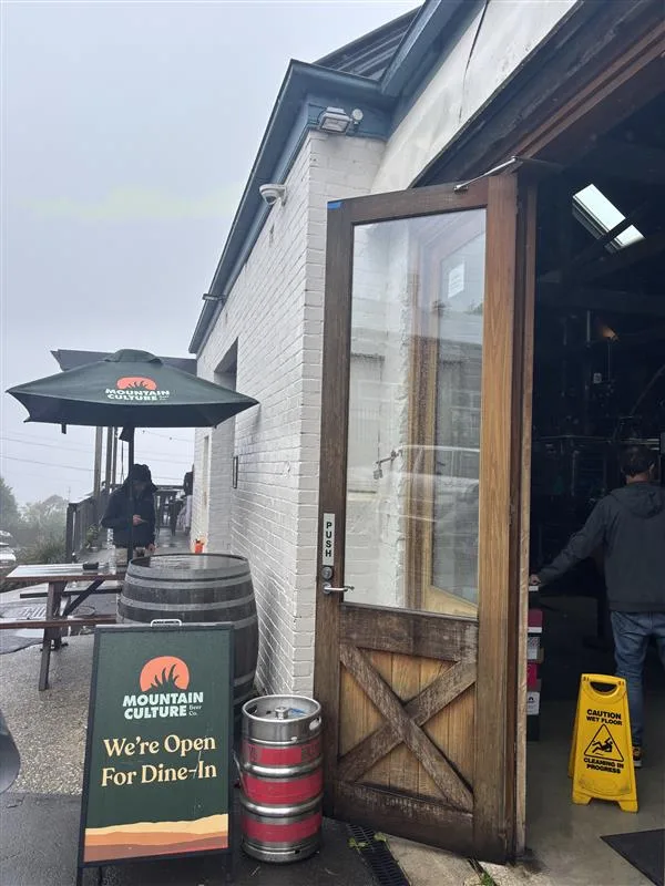 Mountain Culture in Katoomba on a misty day