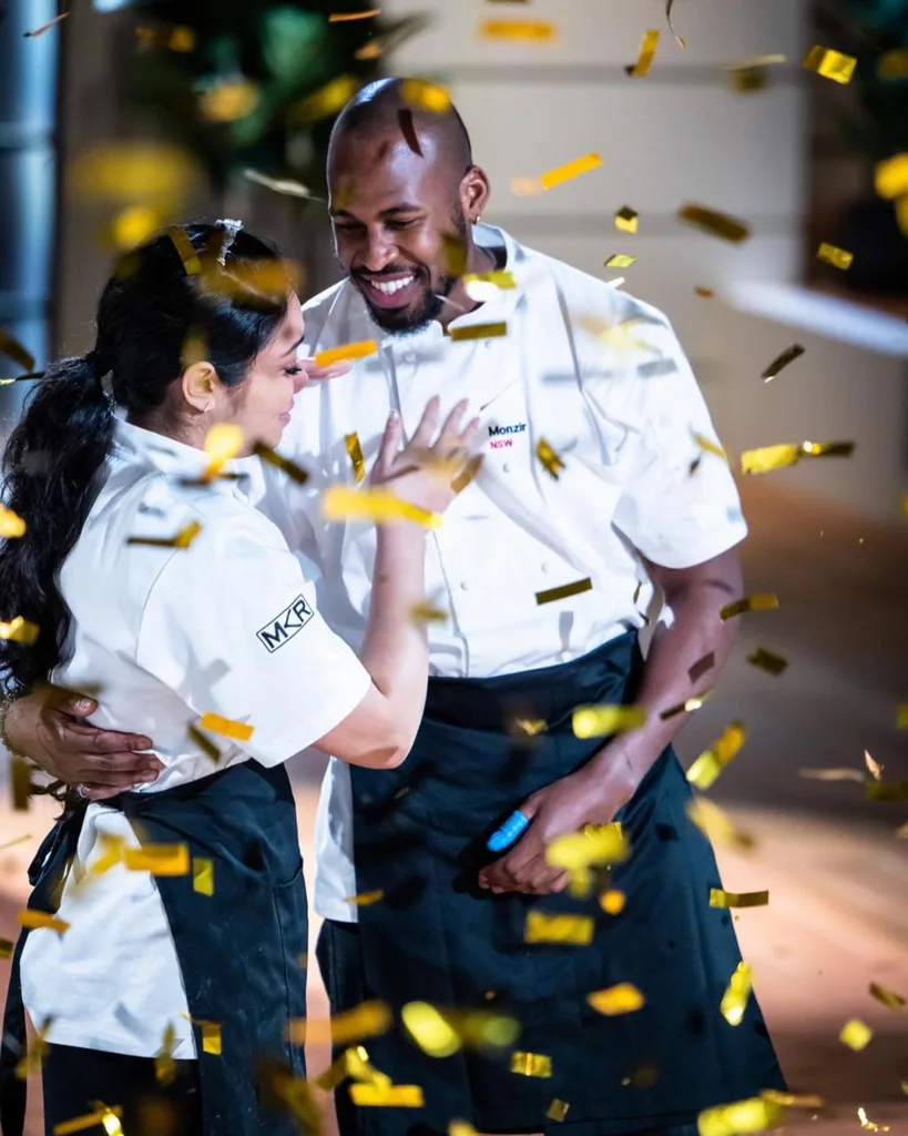 Image of My kitchen rules winners Janelle and Monzir