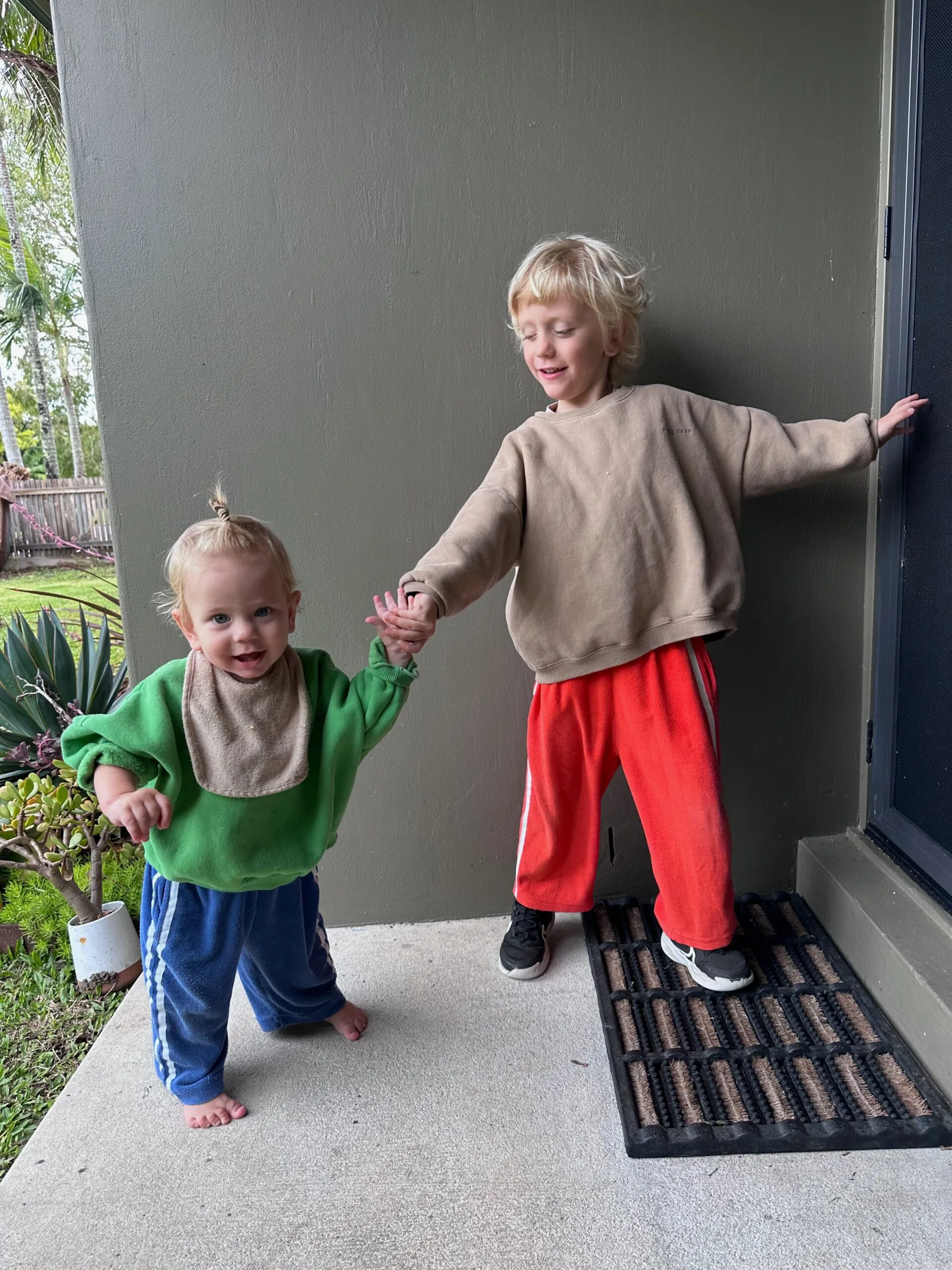 Image of two young boys who are brothers