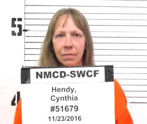 Cynthia Hendy's mugshot