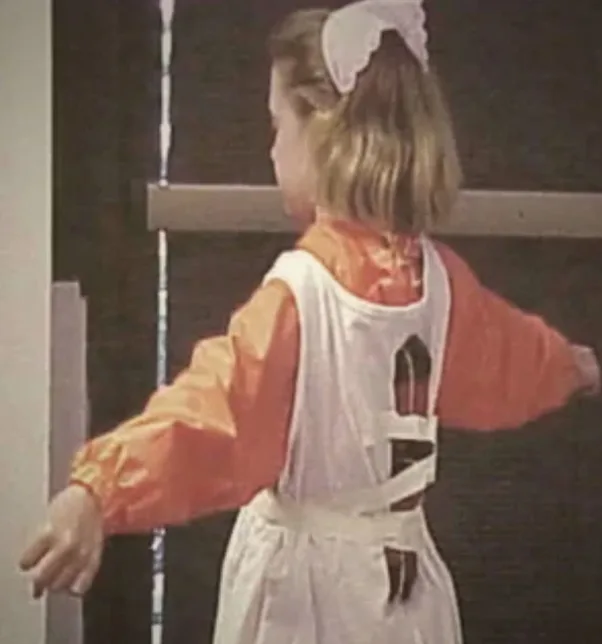 Girl with dynamite on her back