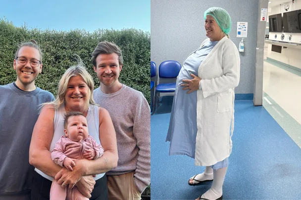 Surrogacy joy: My mum had my baby!