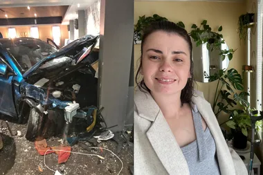 Car ploughs into restaurant: ‘I flew seven metres through the air’