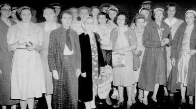 Women standing in a group
