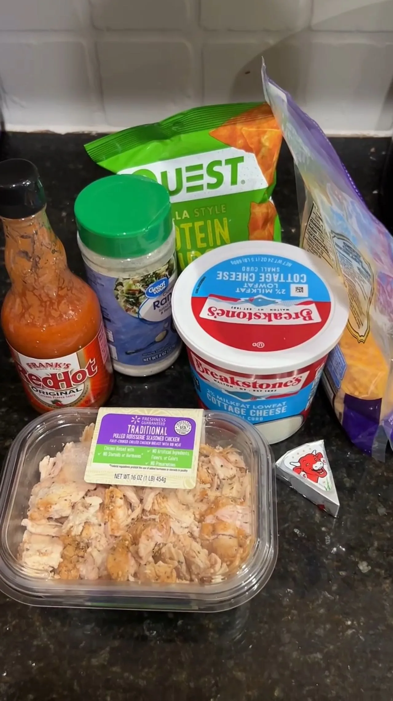 A selection of groceries