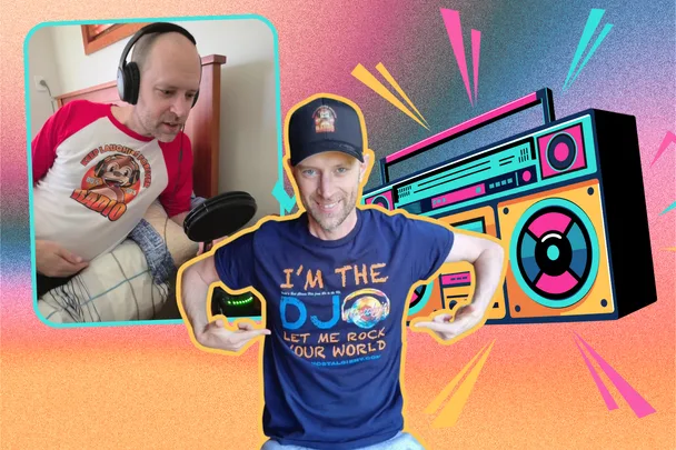 I share joy through ’80s and ’90s retro radio