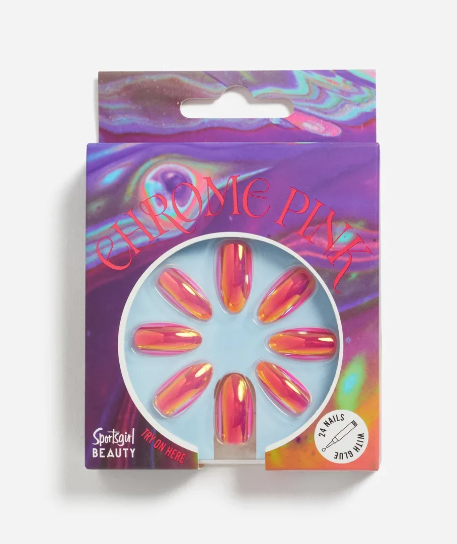 Sportsgirl Stick On Chrome Nails