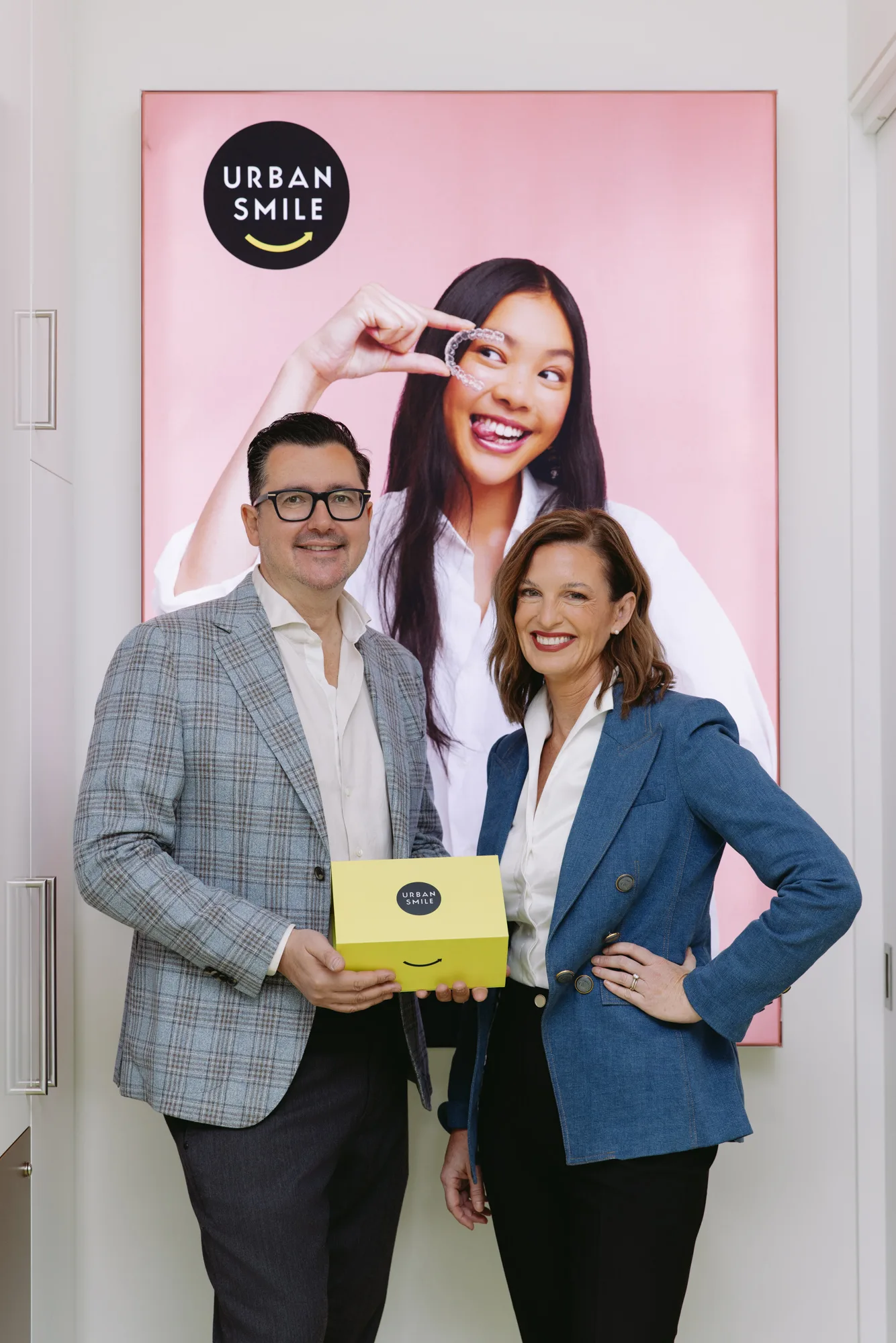 Urban Smile teeth straightening clear aligner clinic co-founders 