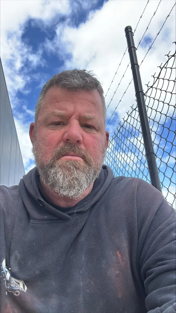 Image of man who is lucky to be alive