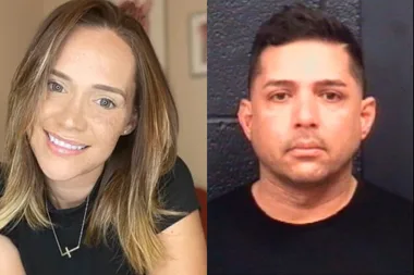 Separate headshots of a woman and a man