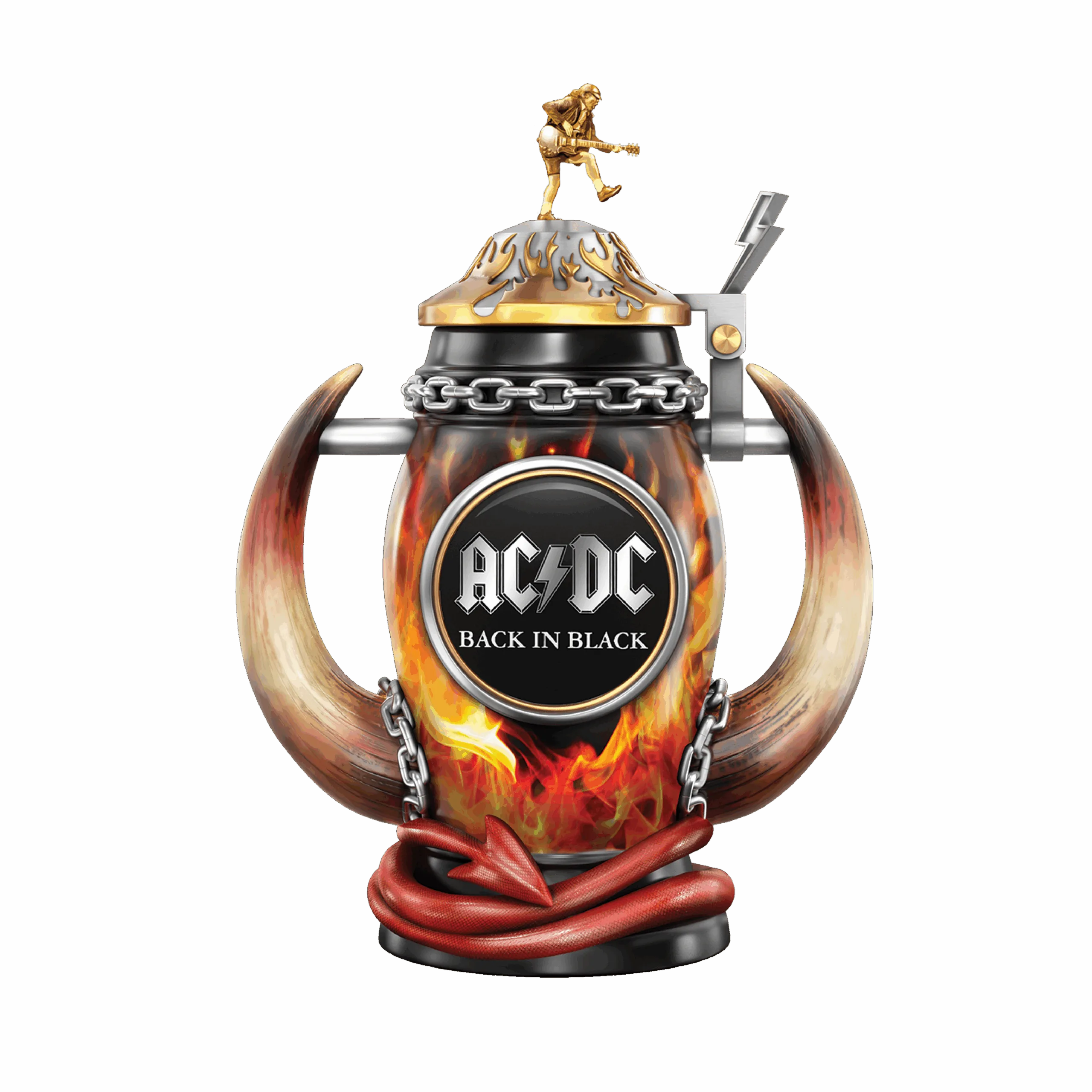 AC/DC Red Hot Rock Tribute Stein