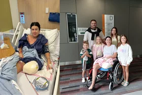 Shopping centre horror: My leg was crushed by a runaway car