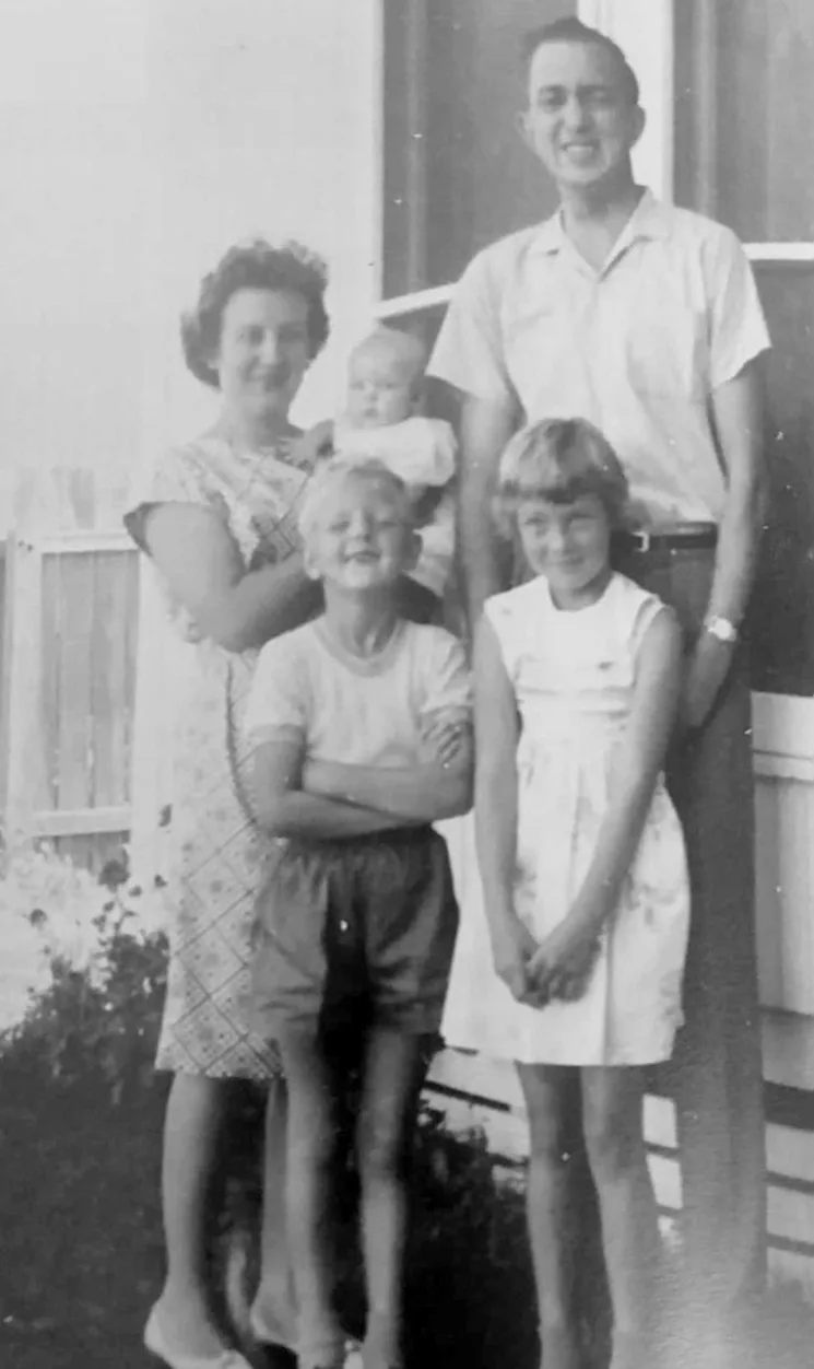 Image of parents and their three children