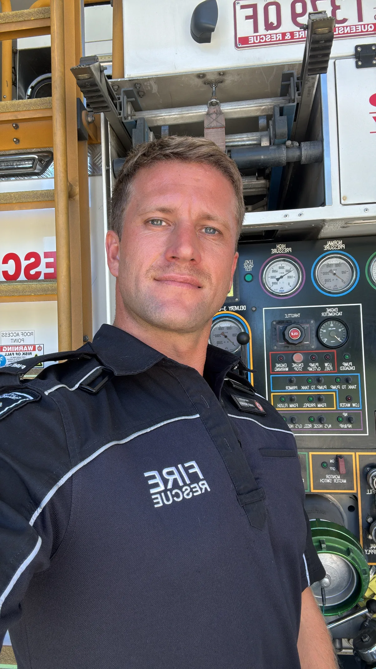 Image of firefighter in uniform