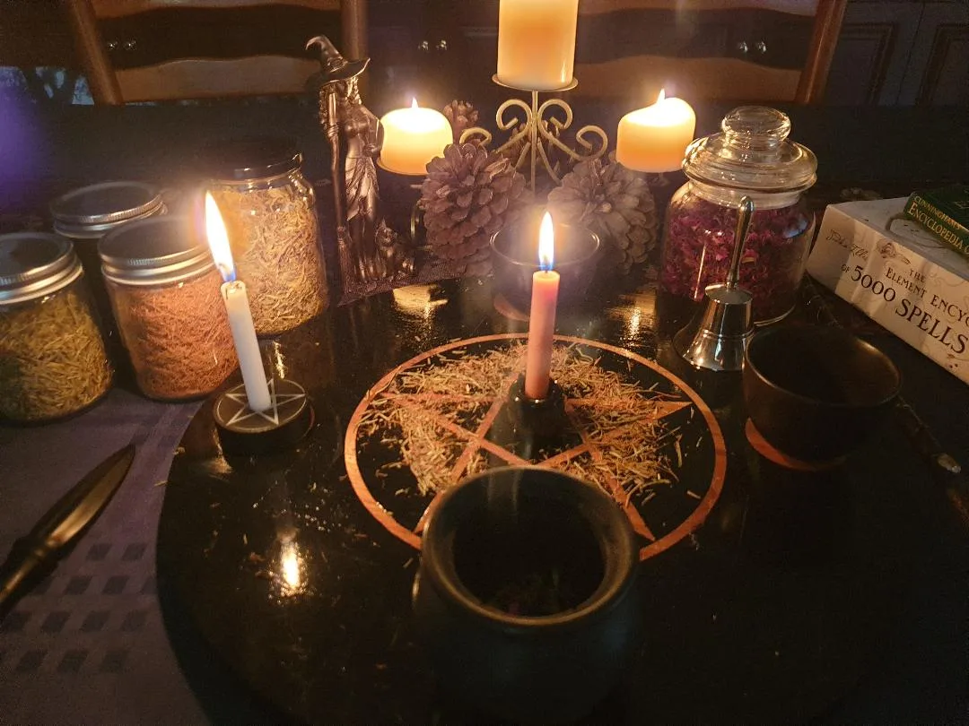 A set-up of Rhonda's workshops