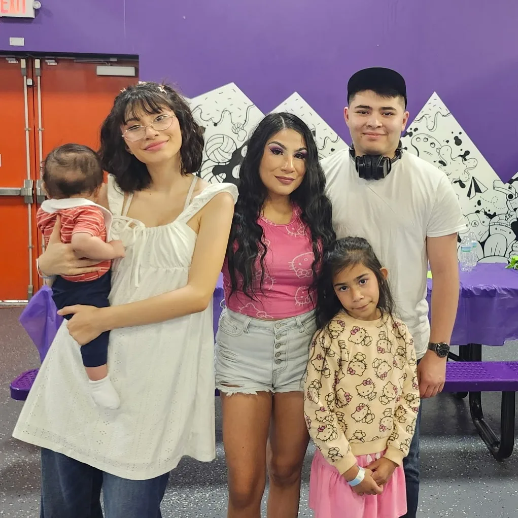 Image of young family