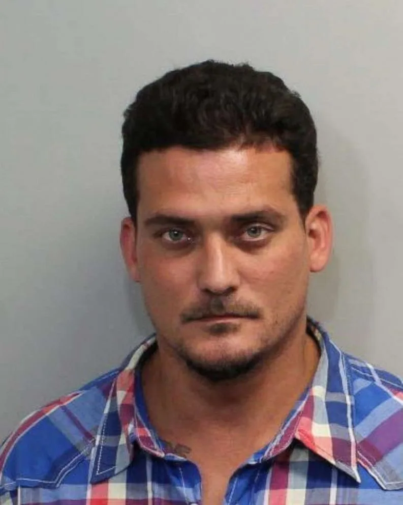 man in plaid shirt mugshot