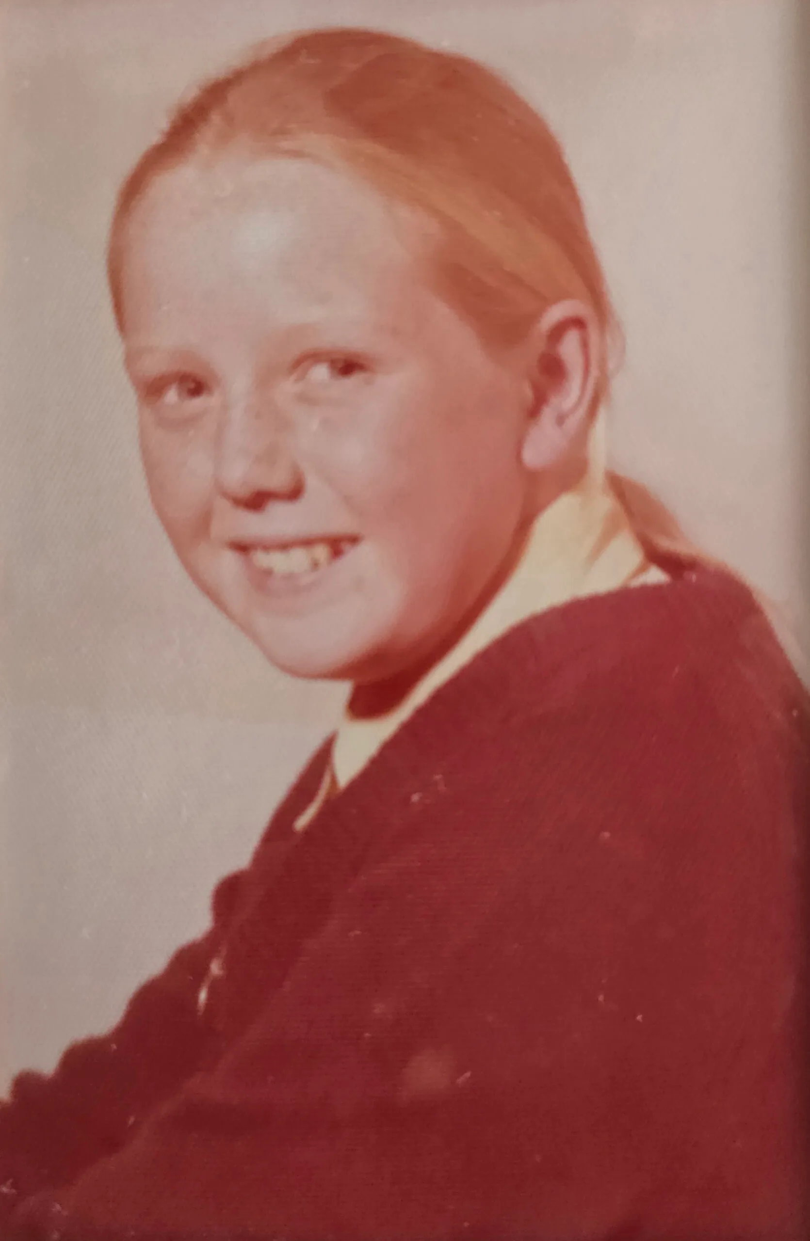 Old photograph of Jane at 11 years old