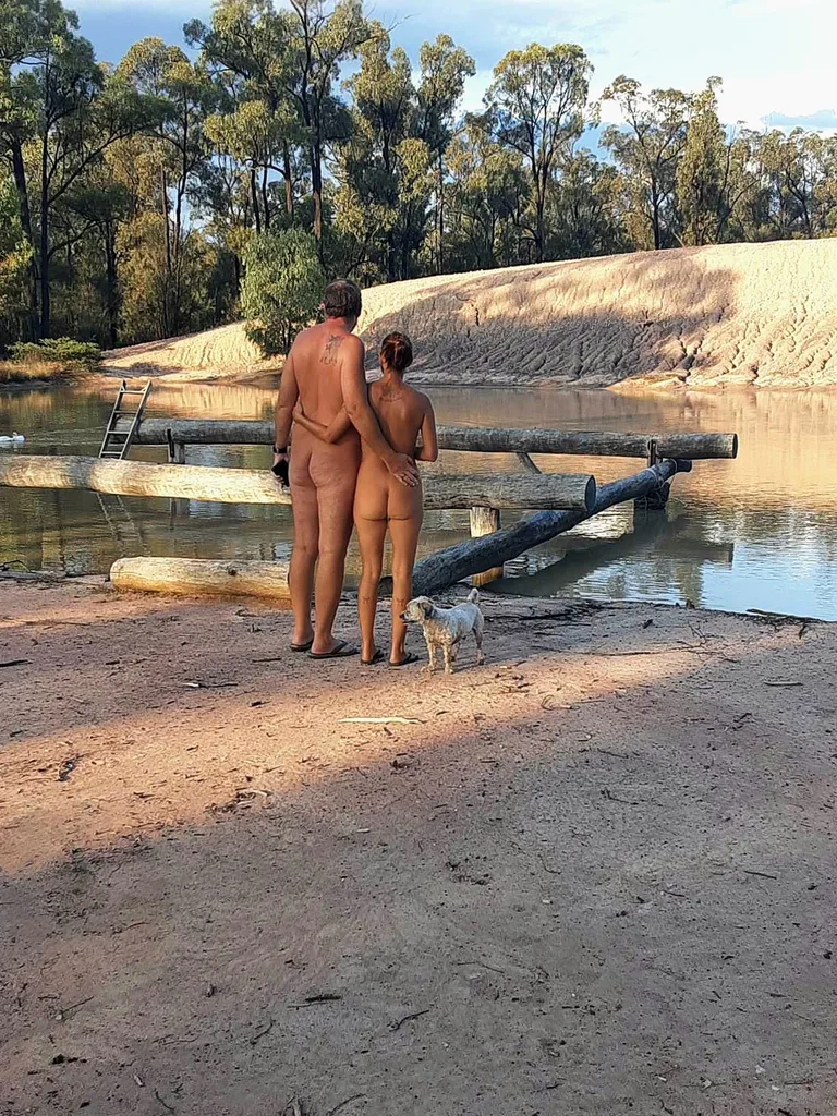 Image of married couple in the nude