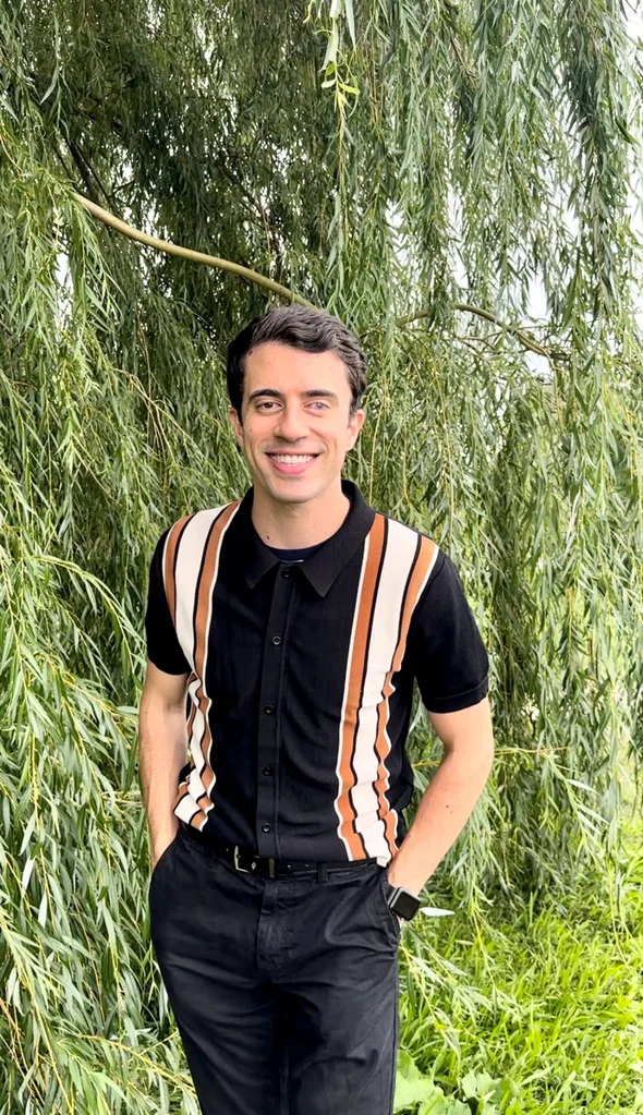 Image of man after recovering from firework accident