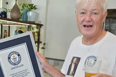 David Clarkson (pictured) reveals how he pub-crawled his way into a world record