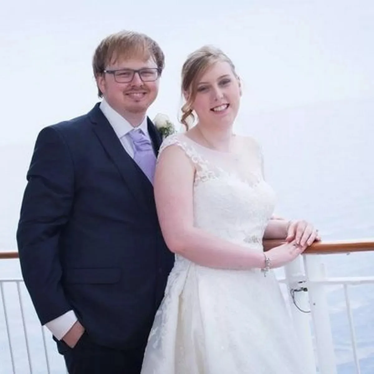 Matthew Fisher (left) with Abi Fisher (right) first got together in high school