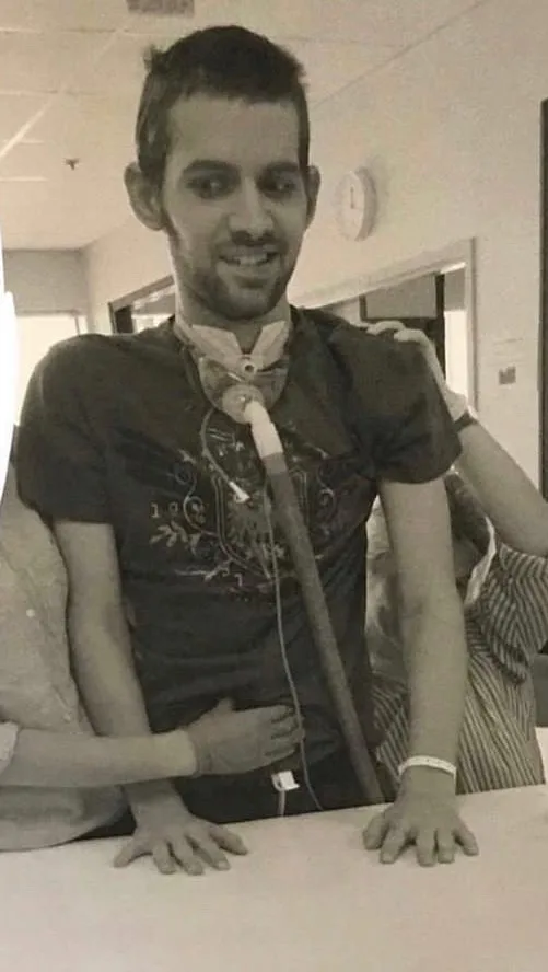 JC (pictured) slowly regained strength and mobility over time