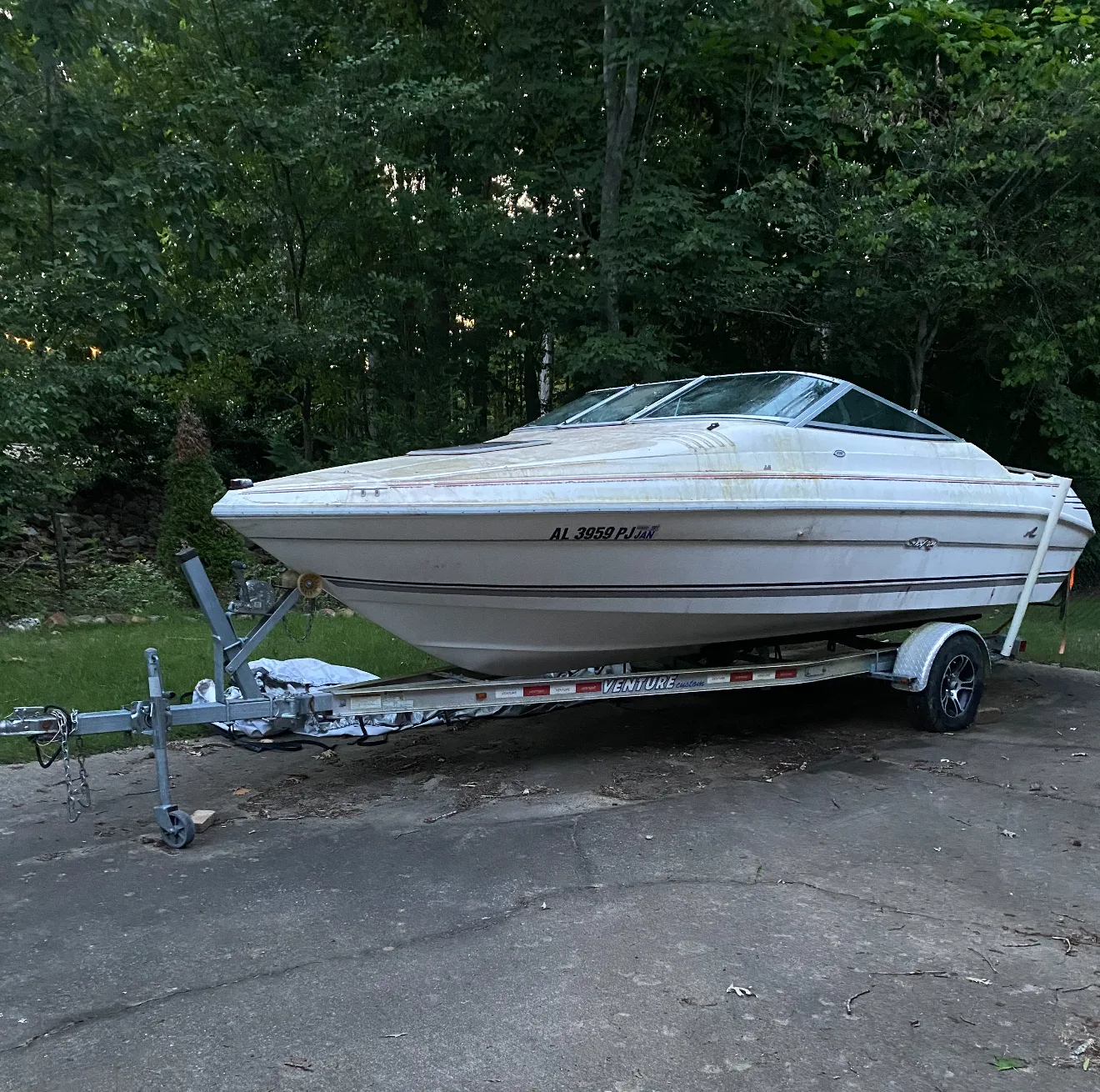 Craig had been boating since he was little, and had gotten his boat licence aged 16.