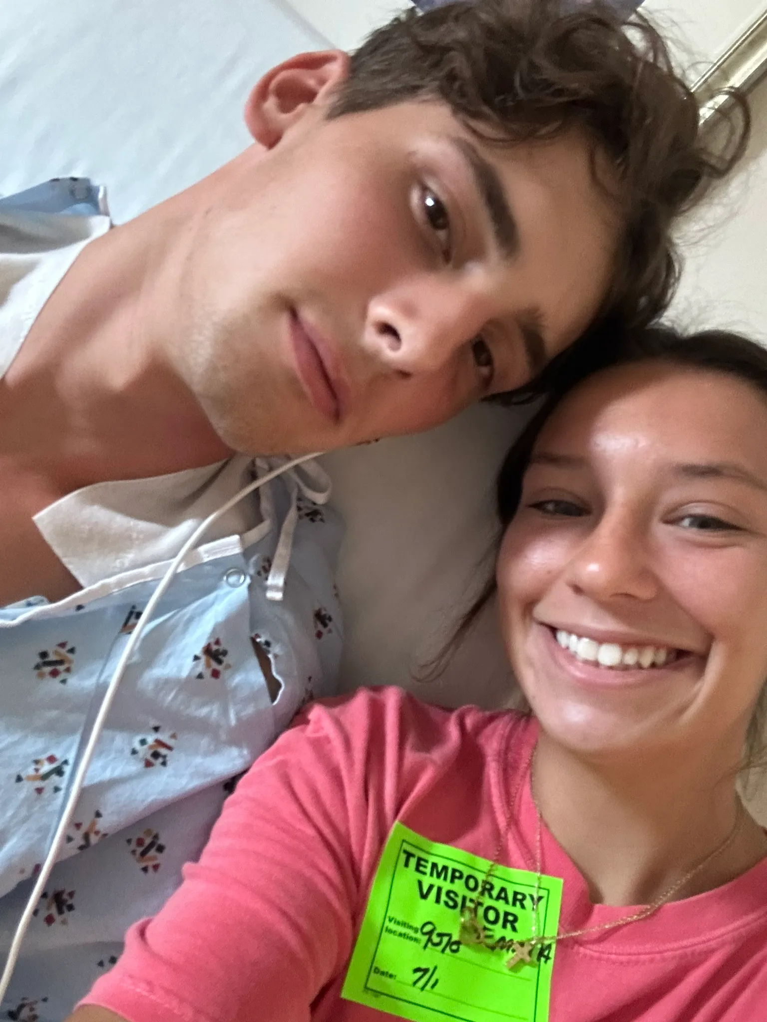 Craig (pictured left) asked Emma (pictured right) to marry him