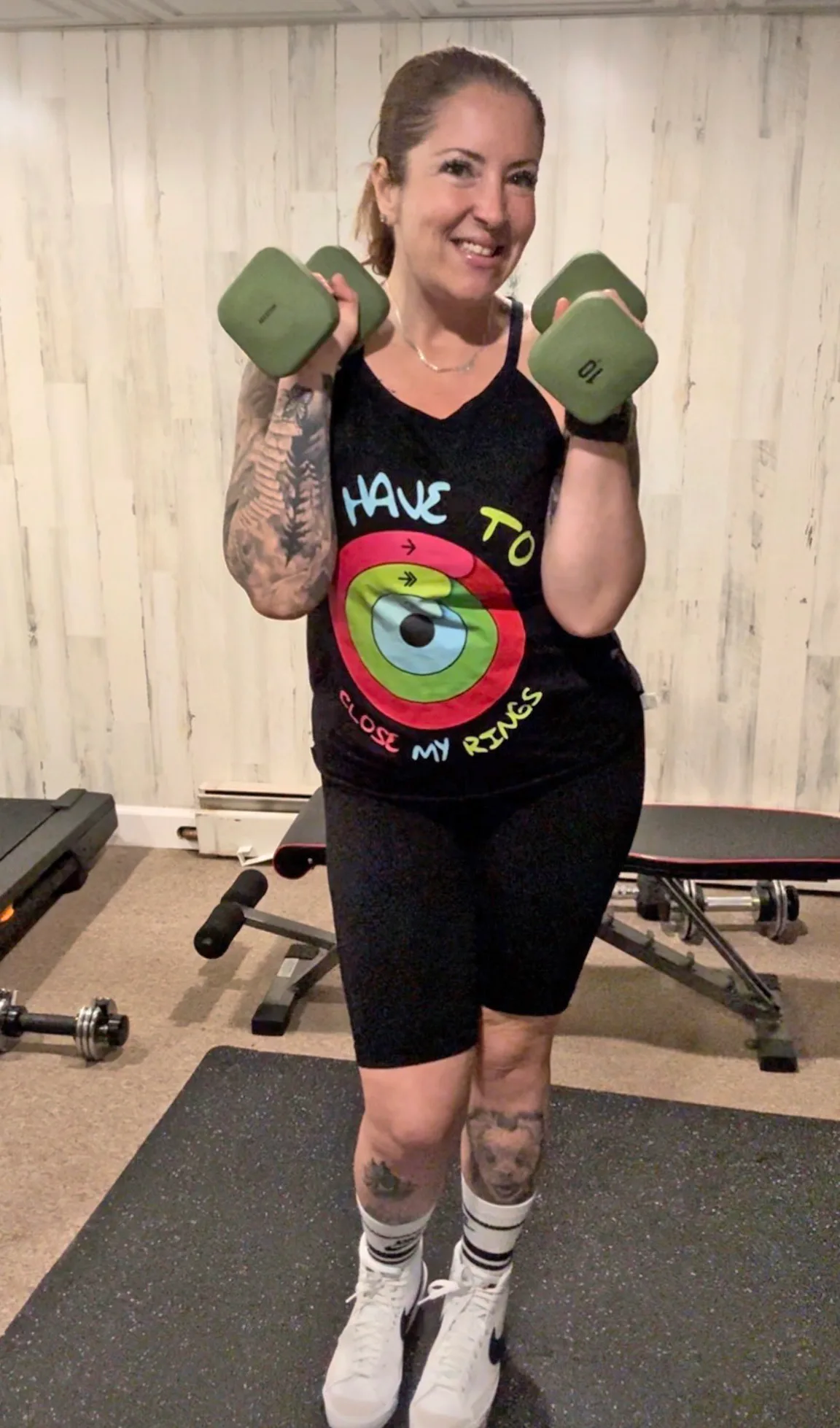 Renee Gaughan (pictured) says her mum's diagnosis gave her the courage to change her life