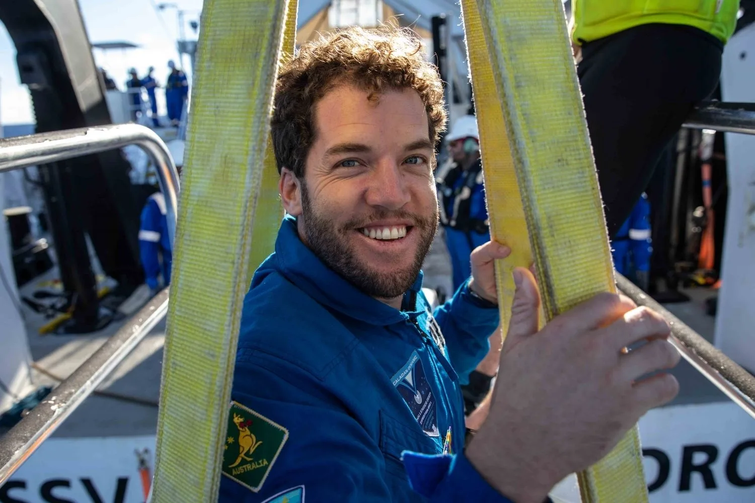 Tim (pictured) Tim offered to give Paige a tour of his deep-sea vehicle, the Limiting Factor.
