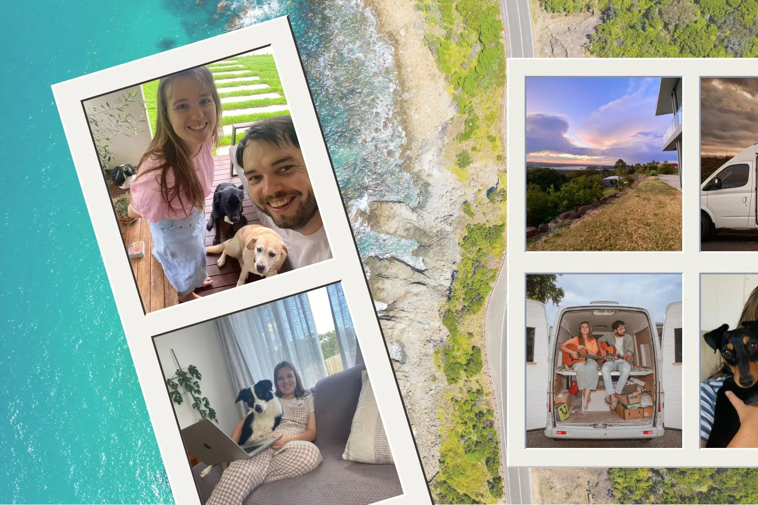 Photos of Jade and Adriana around Australia