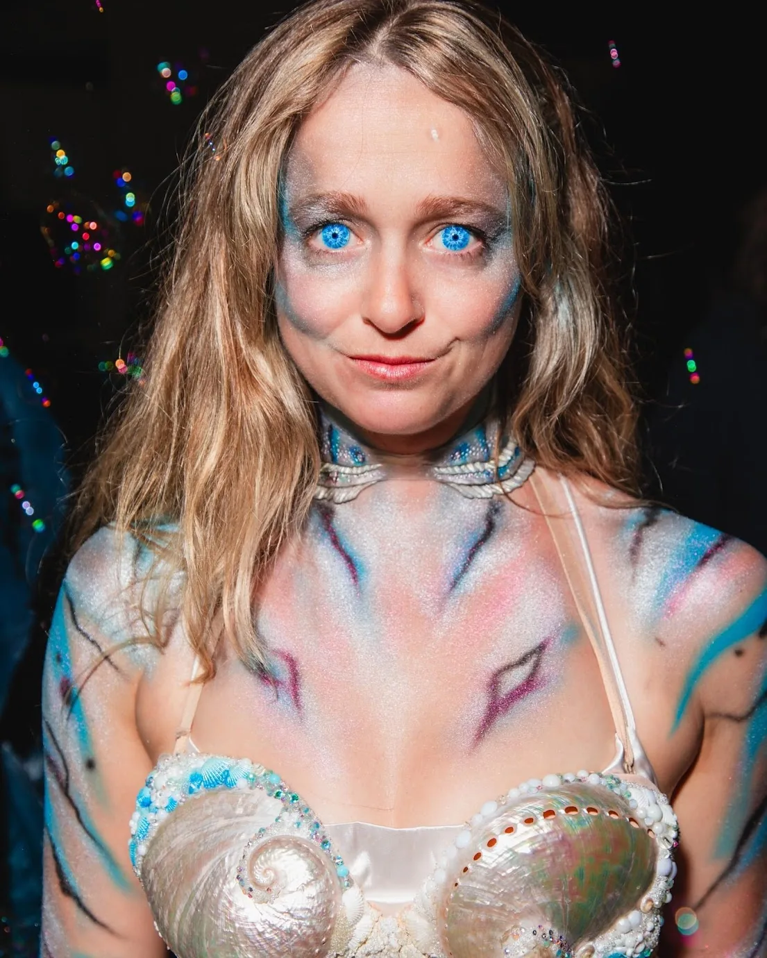 Image of women dressed as a real life mermaid