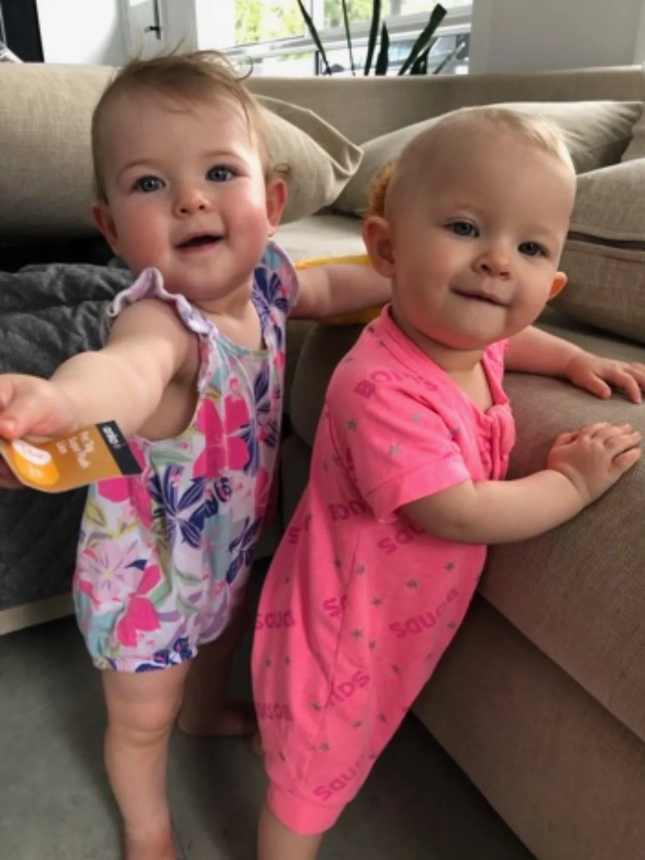 Image of twin daughters