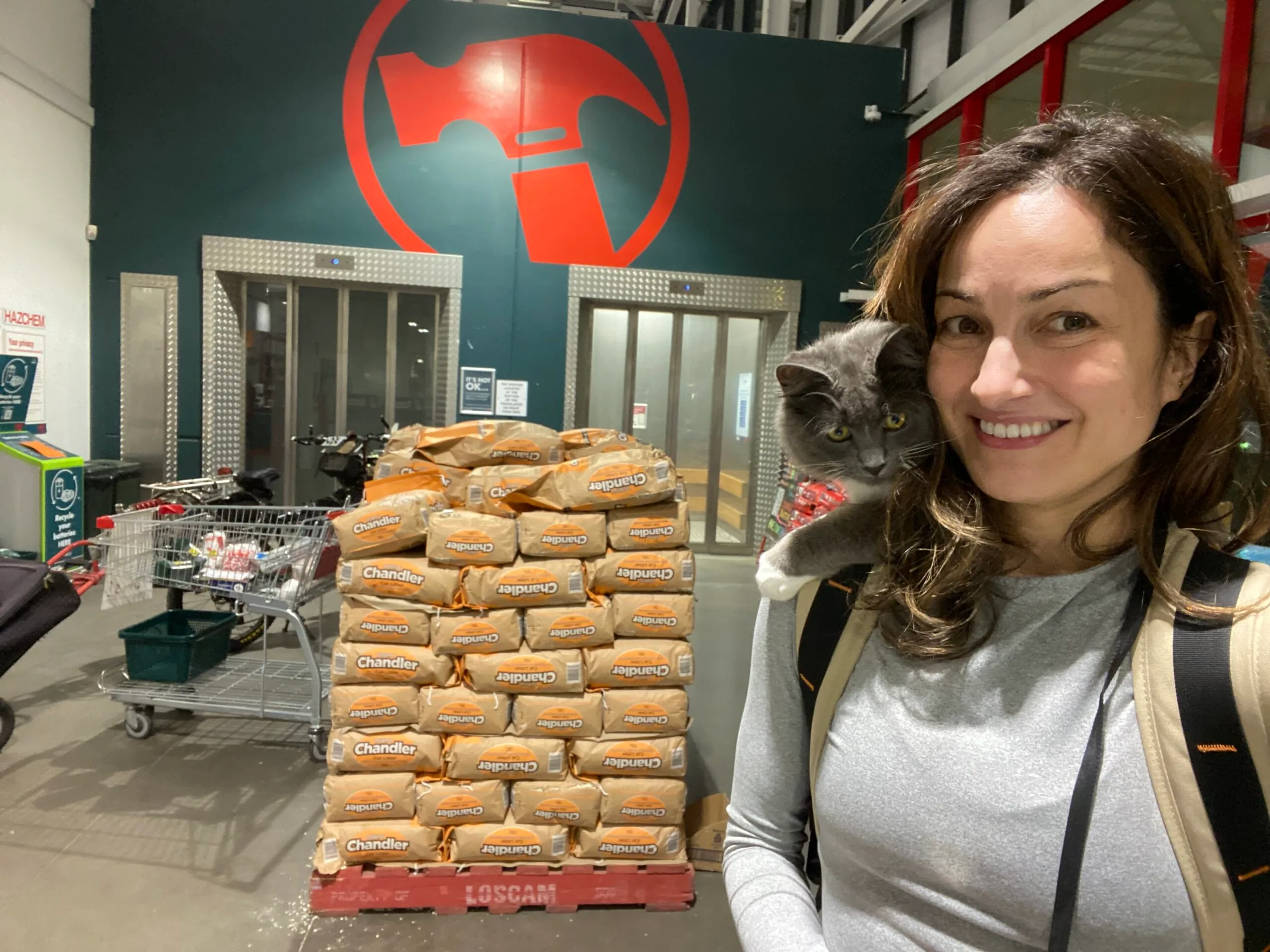 Socko and Sara at bunnings