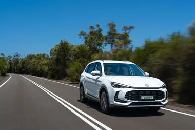 Car on road