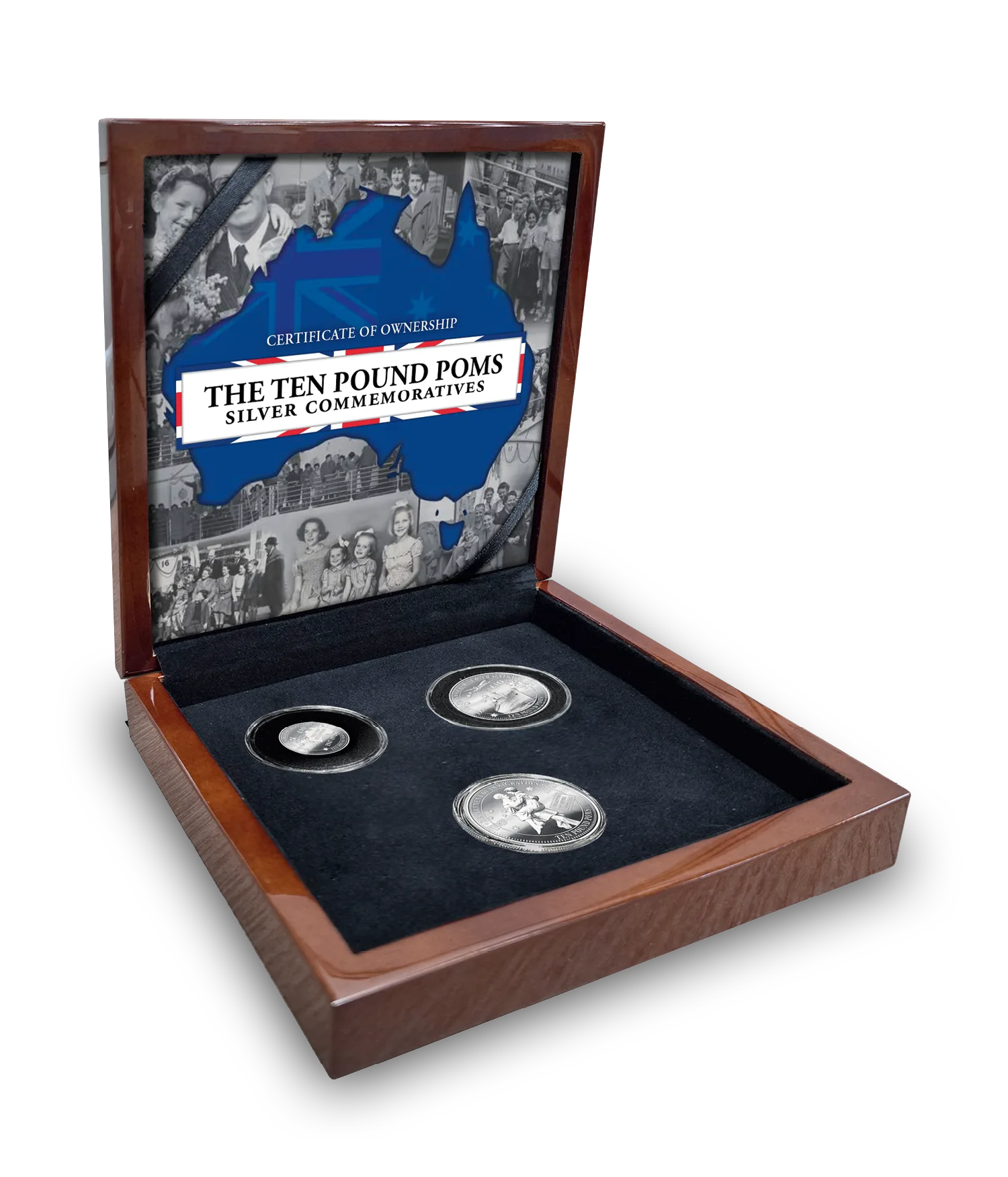 Ten Pound Pom silver commemoratives 