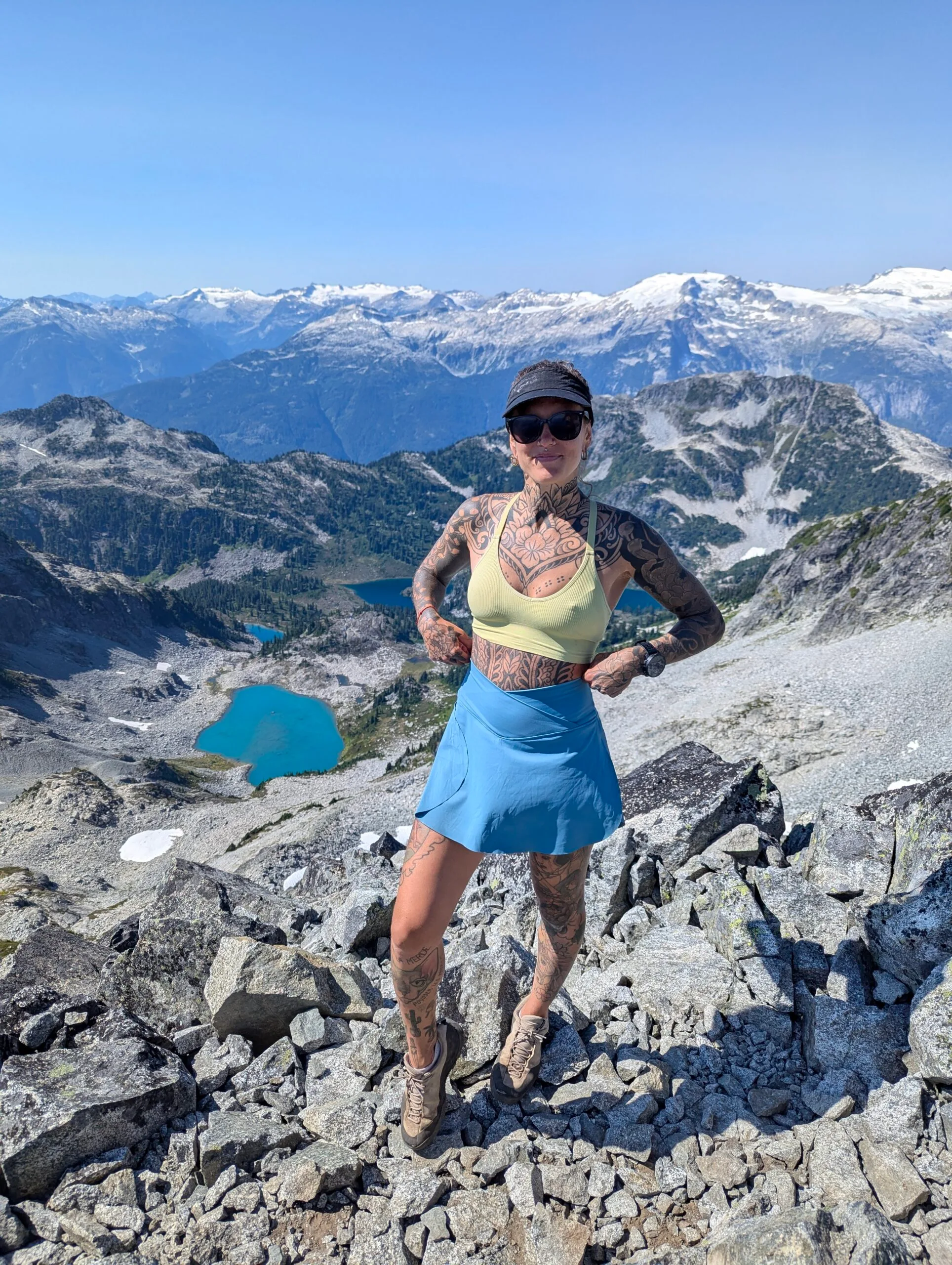 Image of woman on a hike