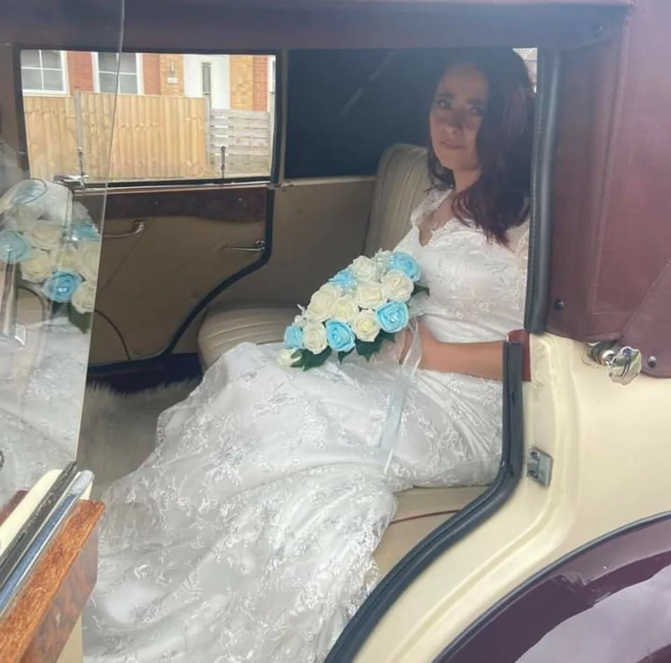 Image of bride on her wedding day