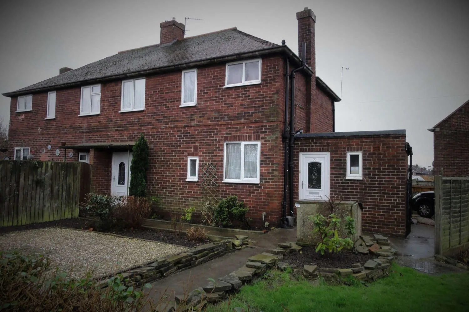 A semi detached British house