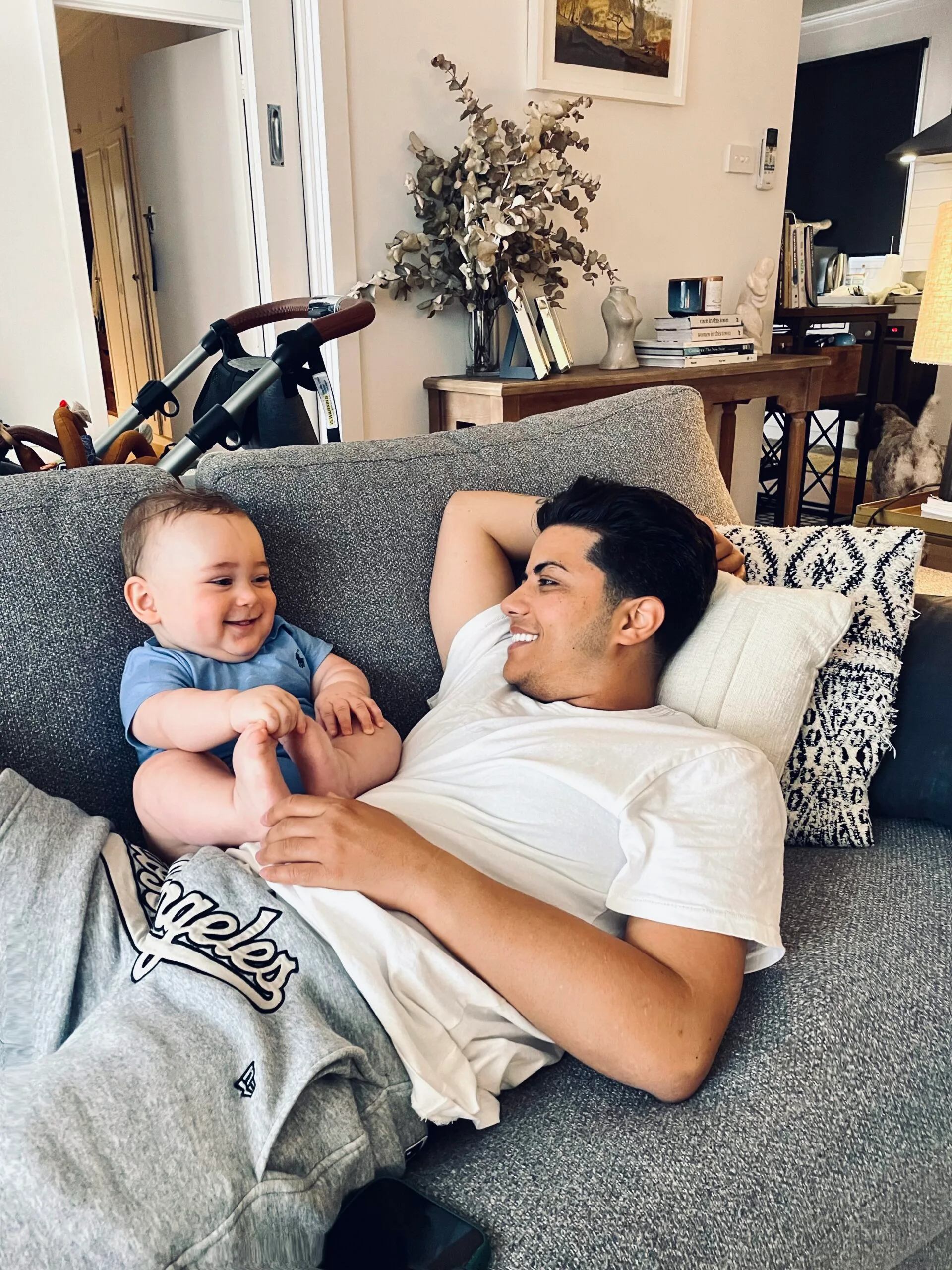 Image of father and son