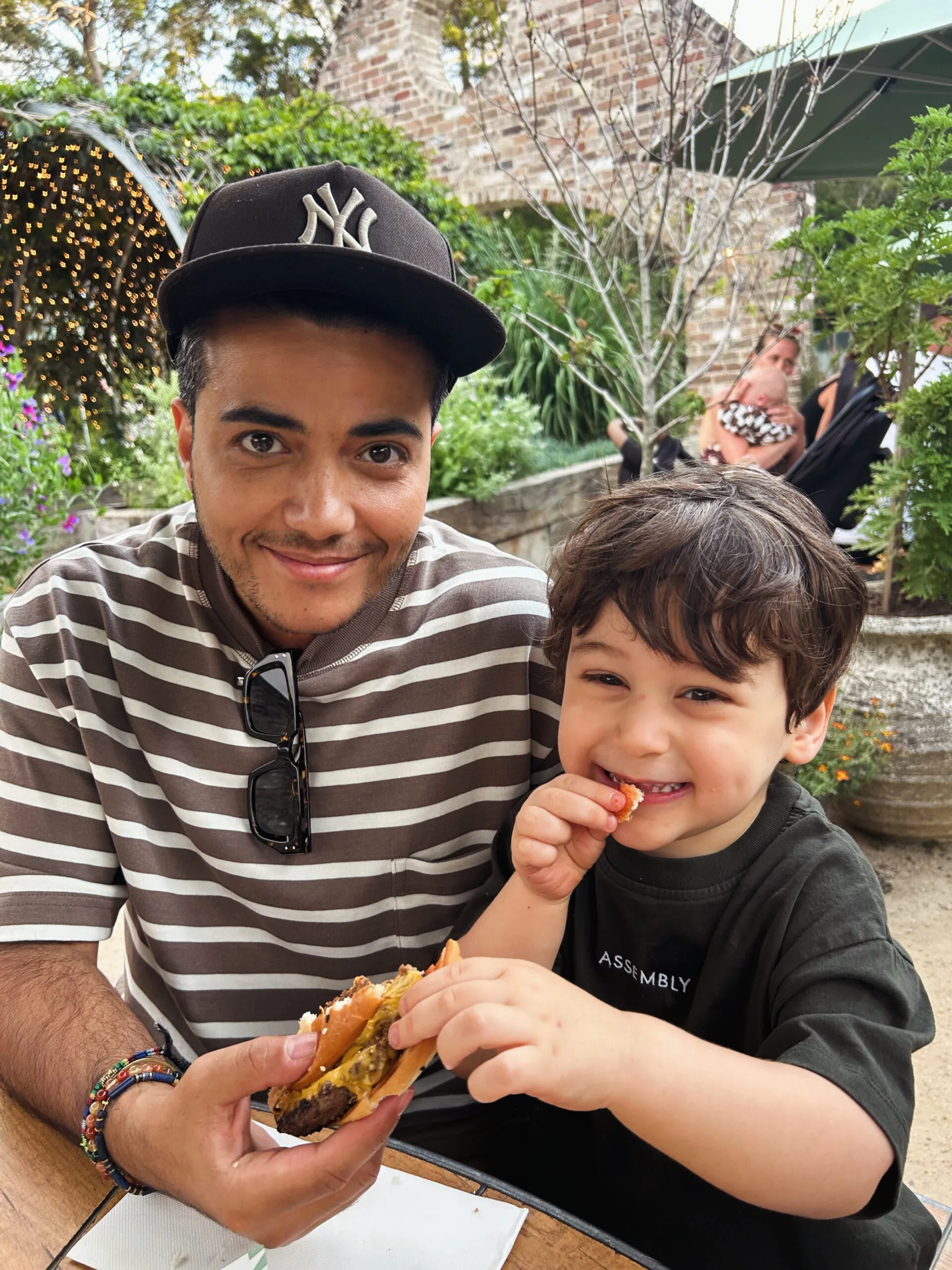 Image of father and son