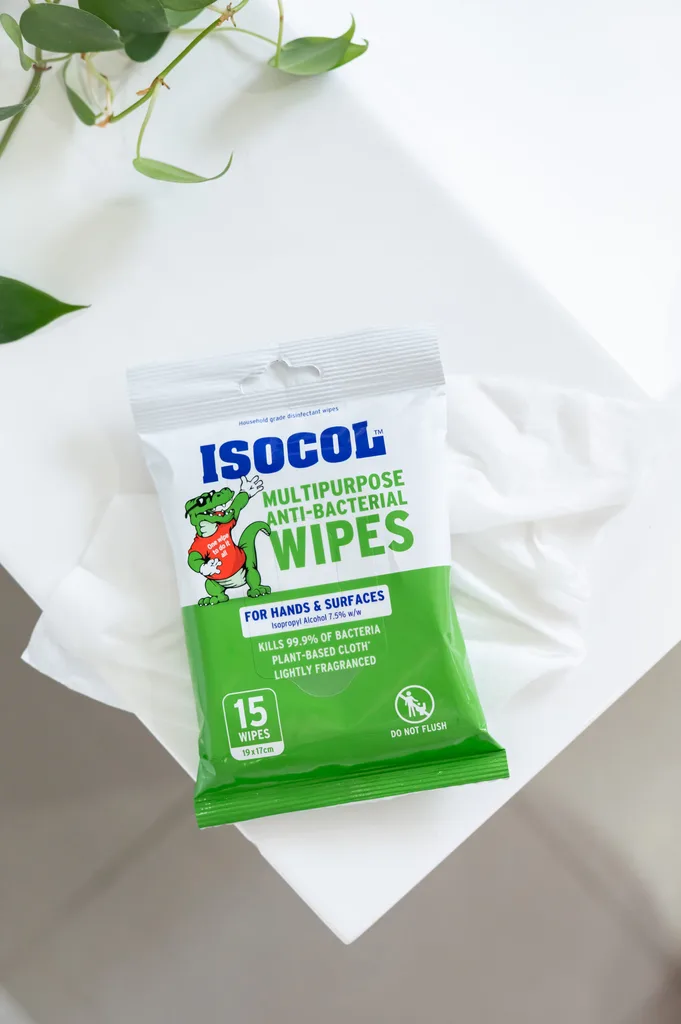 green wipes isocol