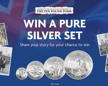 WIN a Ten Pound Poms Coin Set